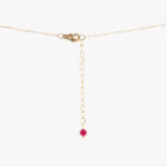 گردنبند زنانه آنالی با ورق طلا و زنجیر سری مانیمو - 3