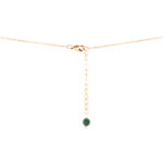 گردنبند زنانه ژاوا با ورق طلا و زنجیر سری مانیسا - 4