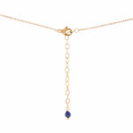 گردنبند زنانه فروغ با ورق طلا و زنجیر سری یزدان - 2