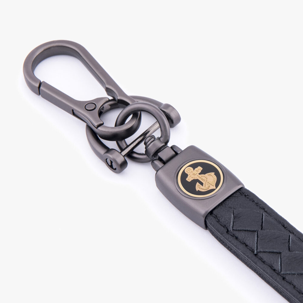 جاسوئیچی ورق طلا مردانه لنگر با ورق طلا سری نهان - 2