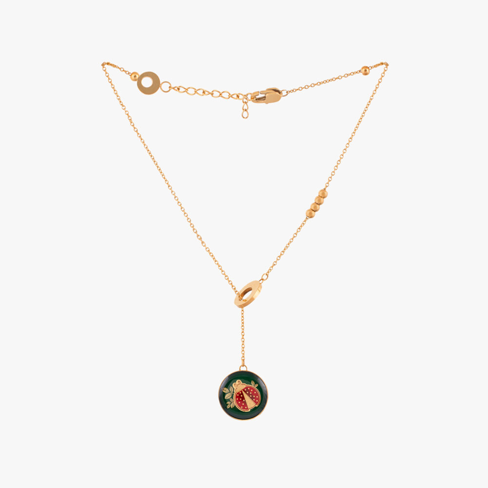 w-19.jpg پابند زنانه کفشدوزک با ورق طلا سری رها - 1