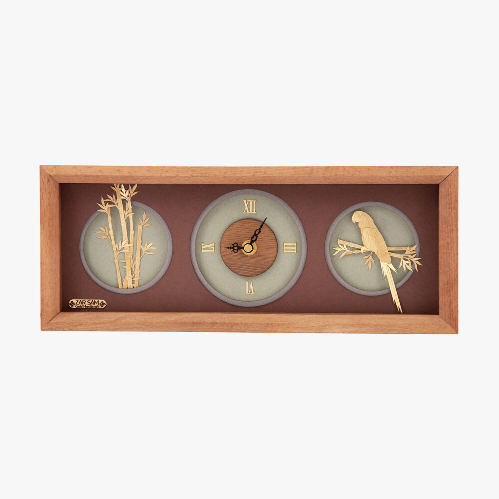 ساعت رومیزی طوطی اداری سری افرا - 1