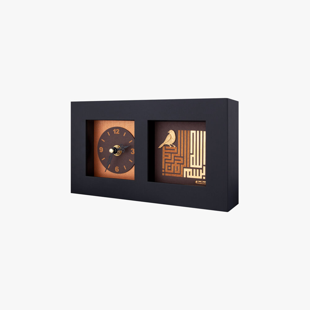 ساعت رومیزی طلا خاطره - 1