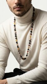 گردنبند شطرنج با ورق طلا و سنگ سری زینو - 2