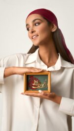 تابلو طلا شعر و کالیگرافی یلدا