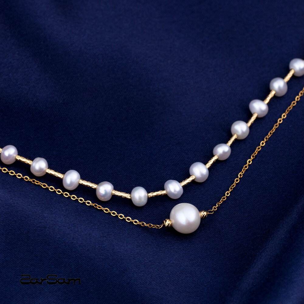 دستبند مروارید زنبق سری زروار - 5