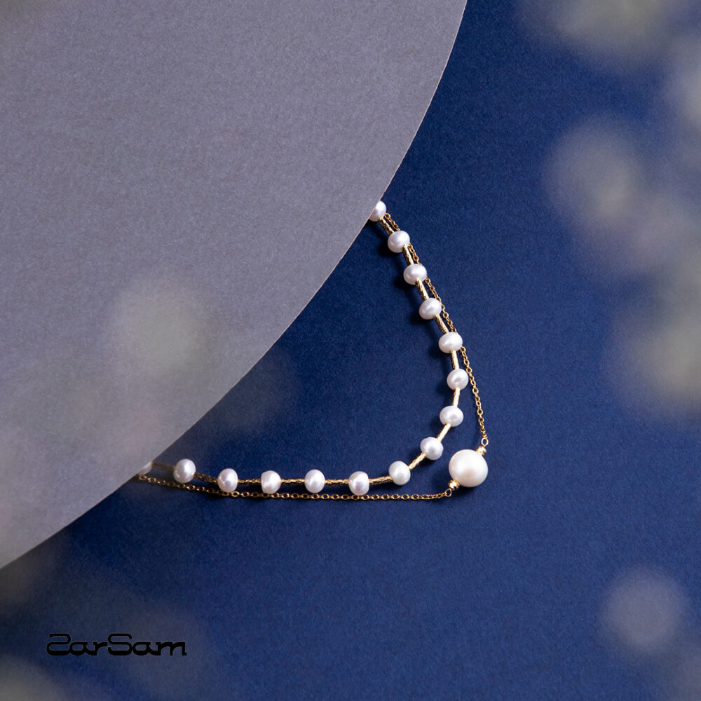 دستبند مروارید زنبق سری زروار - 4