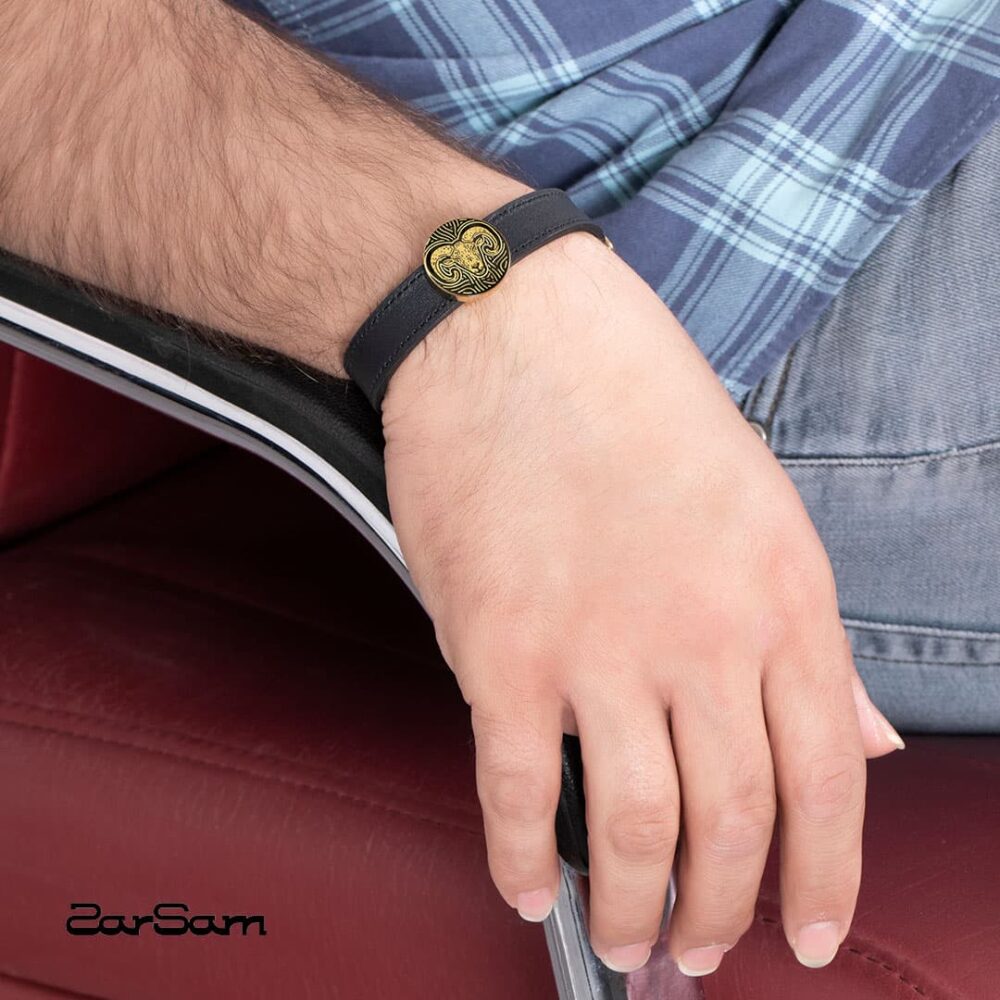 دستبند فروردین سری سپهر چرم - 4