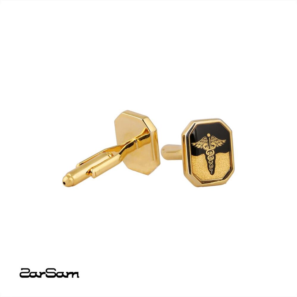 دکمه سردست کادوسه خشتی - 2