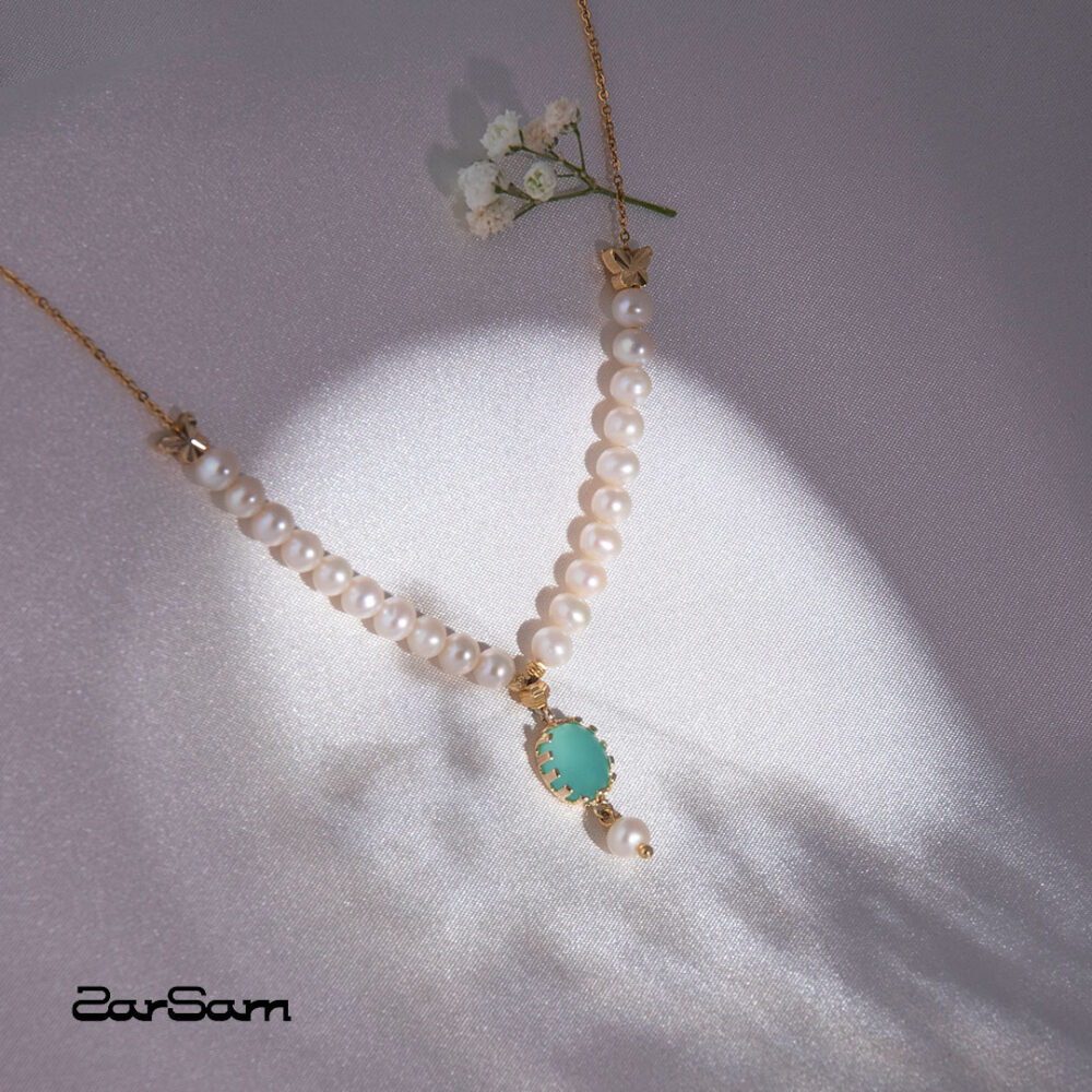 گردنبند نیلوفر سری زروار - 3