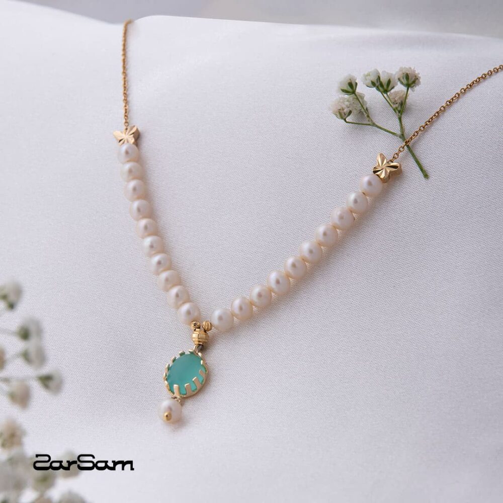 گردنبند نیلوفر سری زروار - 2