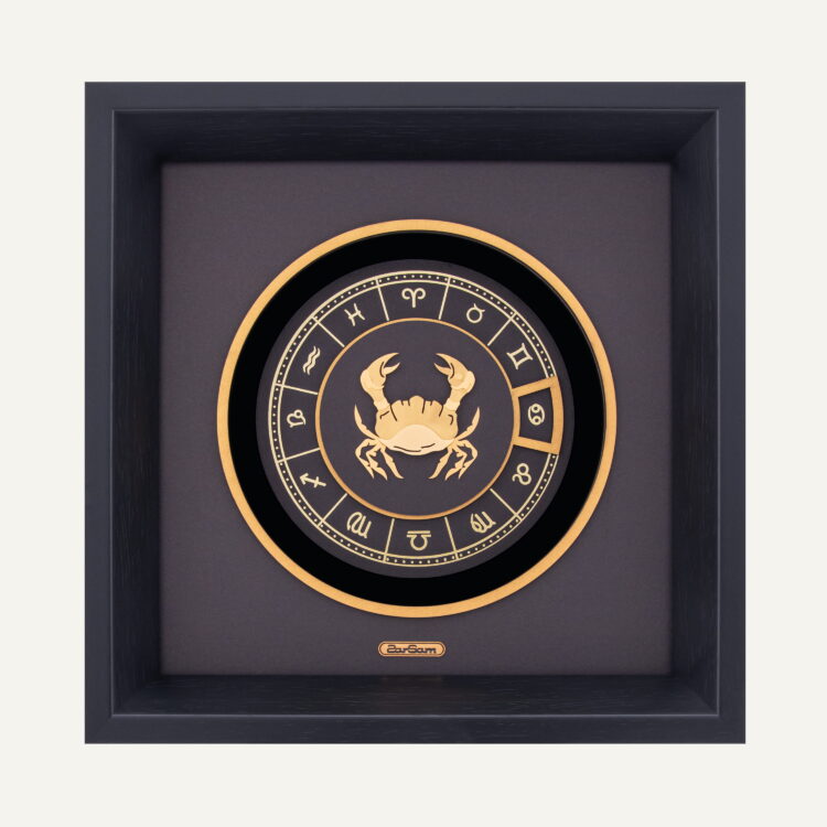 تابلو طلا ماه صور فلکی v2 تیر