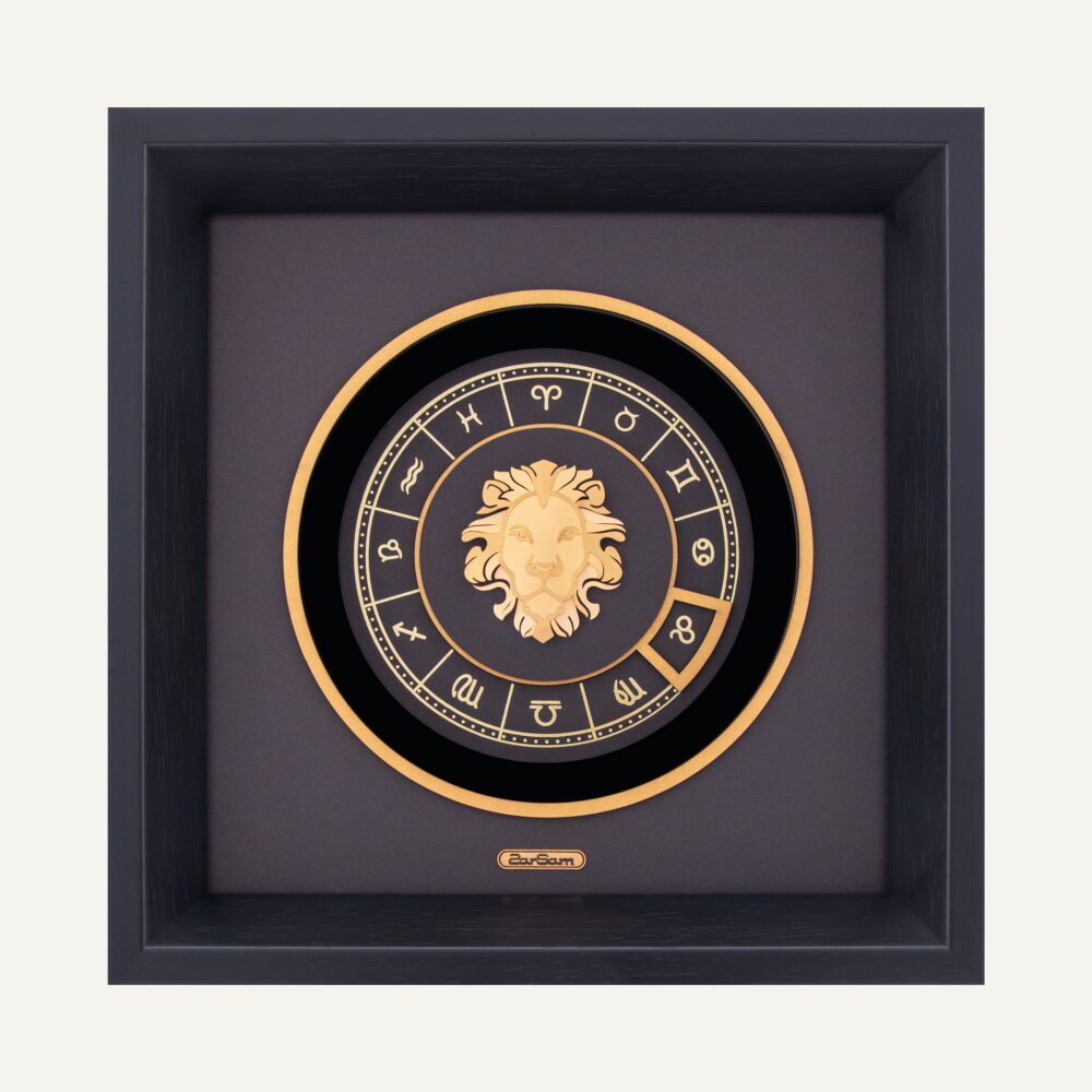 تابلو طلا ماه صور فلکی v2 مرداد