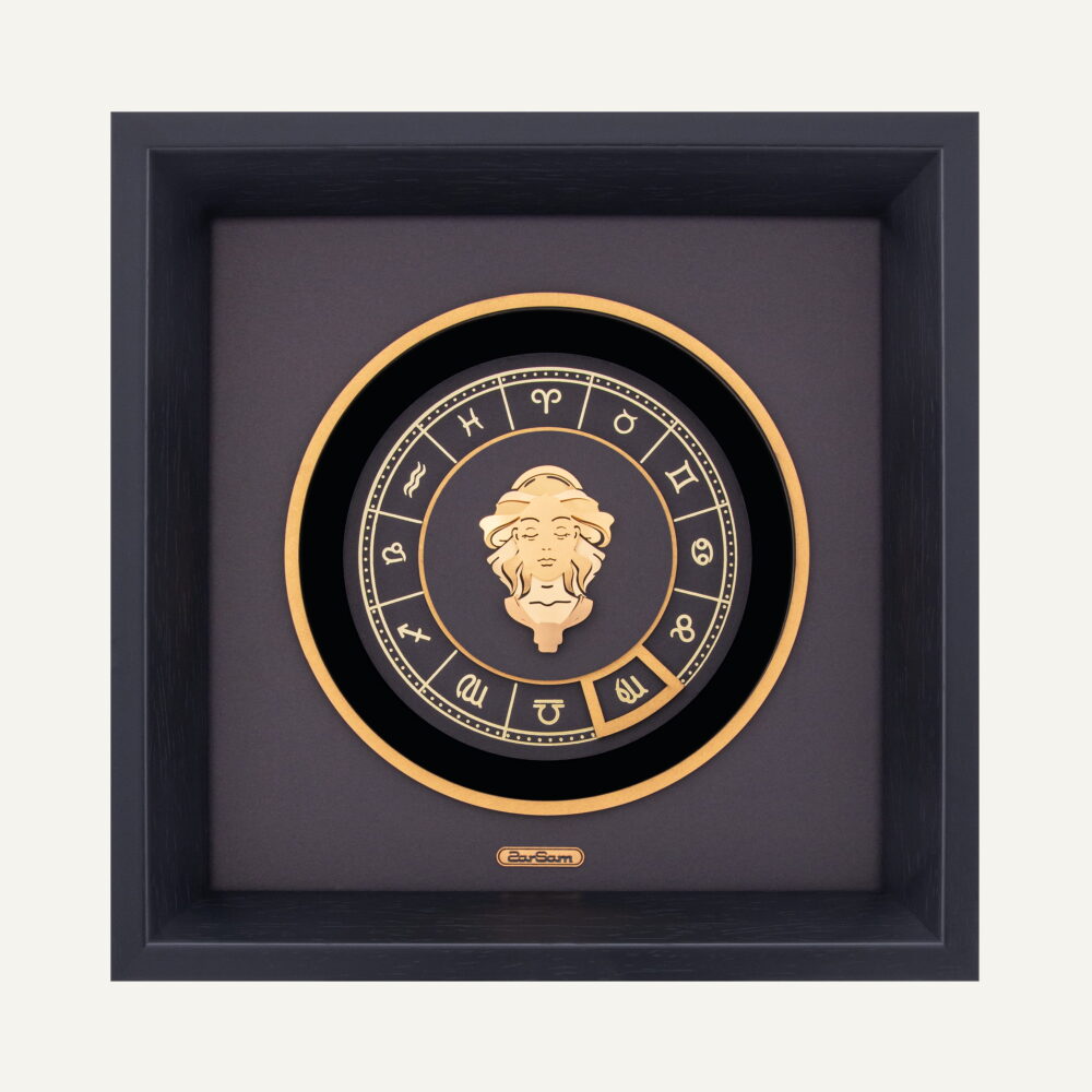 تابلو طلا ماه صور فلکی v2 شهریور