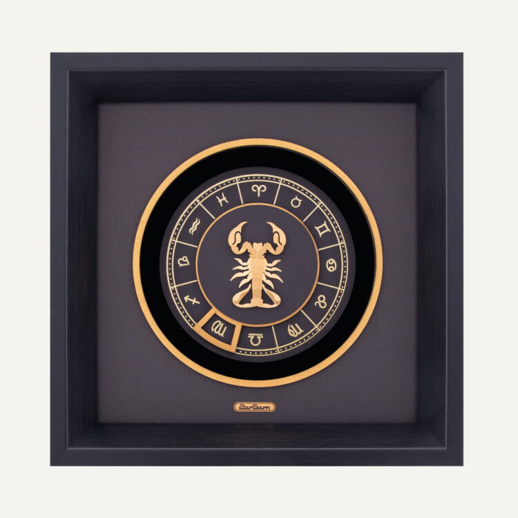 تابلو طلا ماه صور فلکی v2 آبان