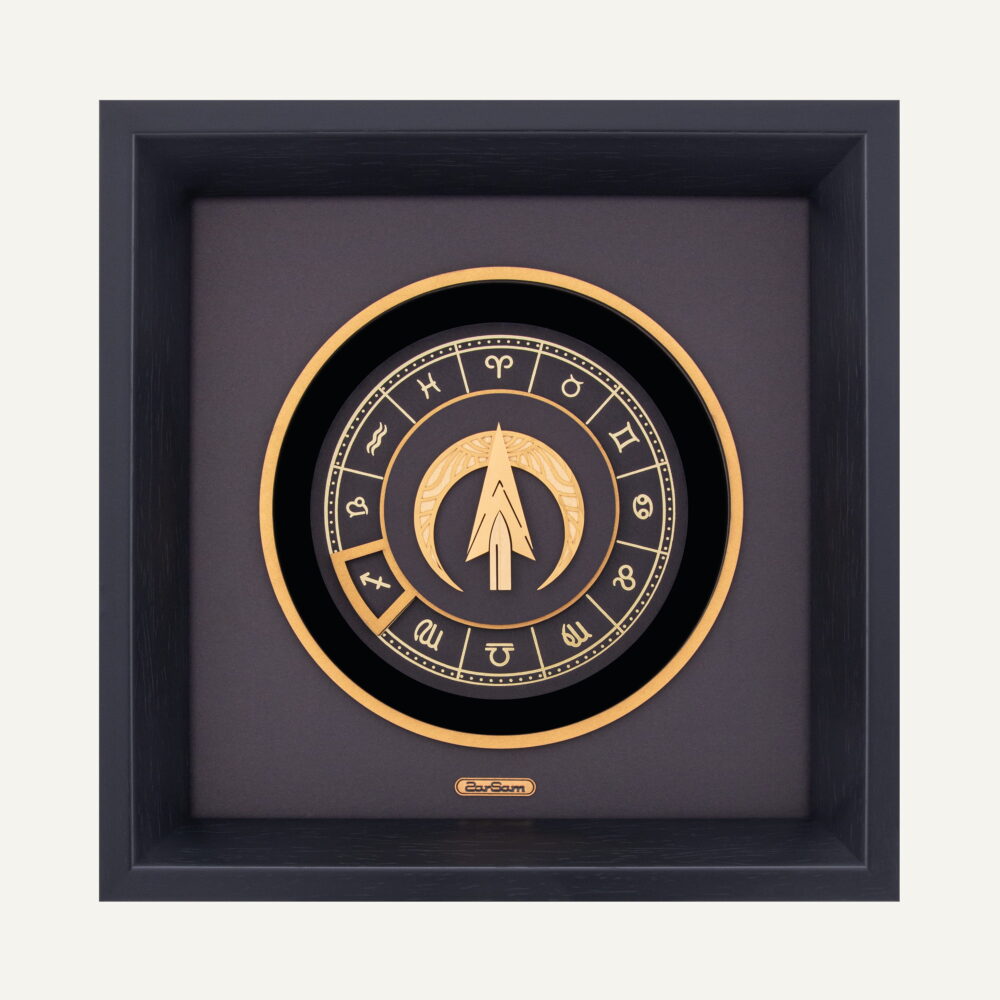 تابلو طلا ماه صور فلکی v2 آذر