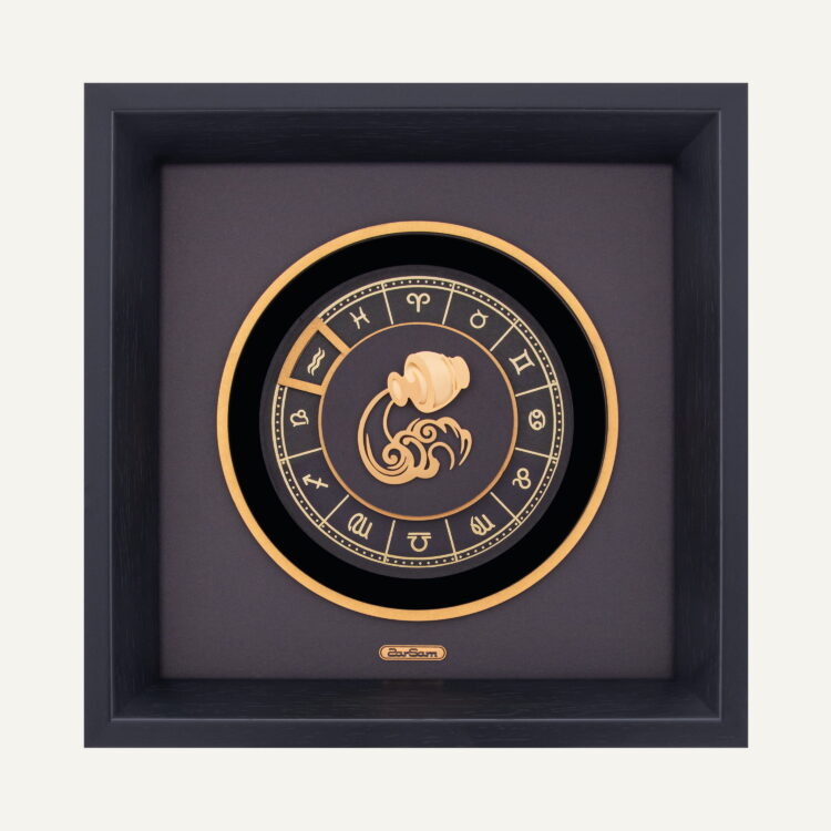 تابلو طلا ماه صور فلکی v2 بهمن