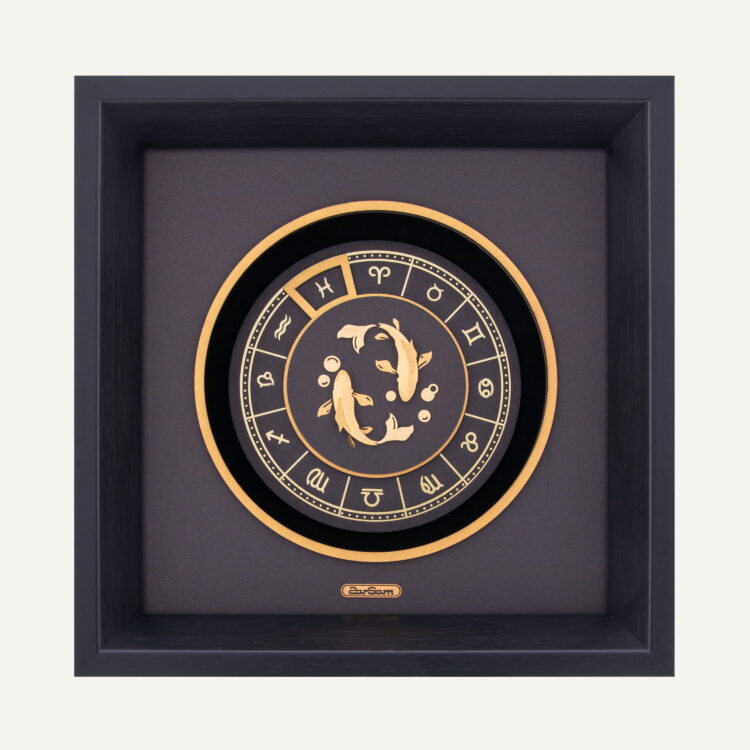 تابلو طلا ماه صور فلکی v2 اسفند