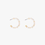 گوشواره زنانه درنا با ورق طلا سری آبگون - 2