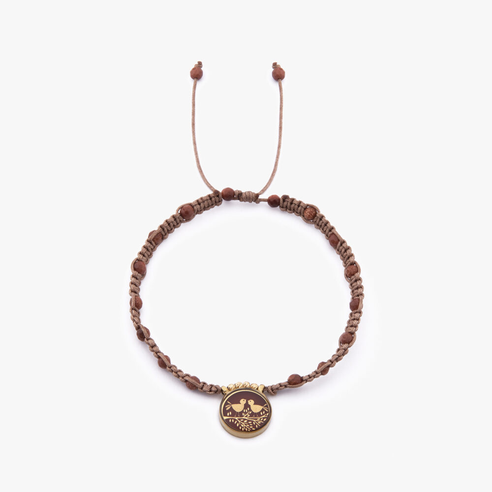 پابند زنانه دلداده با ورق طلا سری شادان - 1