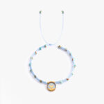 پابند زنانه دلفین با ورق طلا سری شادان