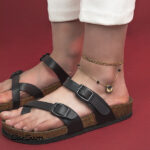 پابند زنانه پرواز با ورق طلا سری لاوین - 2