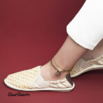 پابند زنانه سودا با ورق طلا سری دلوین - 2