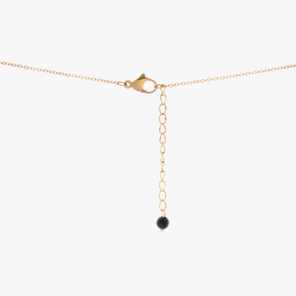 گردنبند زنانه الله با ورق طلا و زنجیر سری نشان - 4