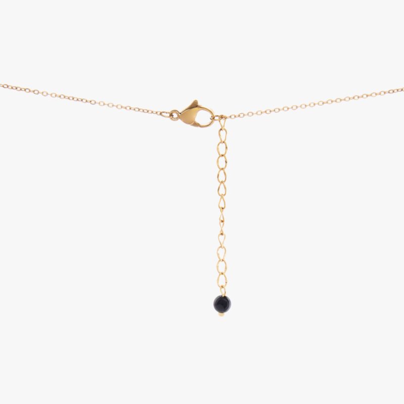 گردنبند زنانه الله با ورق طلا و زنجیر سری نشان - 4