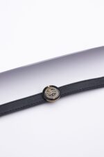 دستبند مردانه آذر با ورق طلا و چرم سری جهان - 4