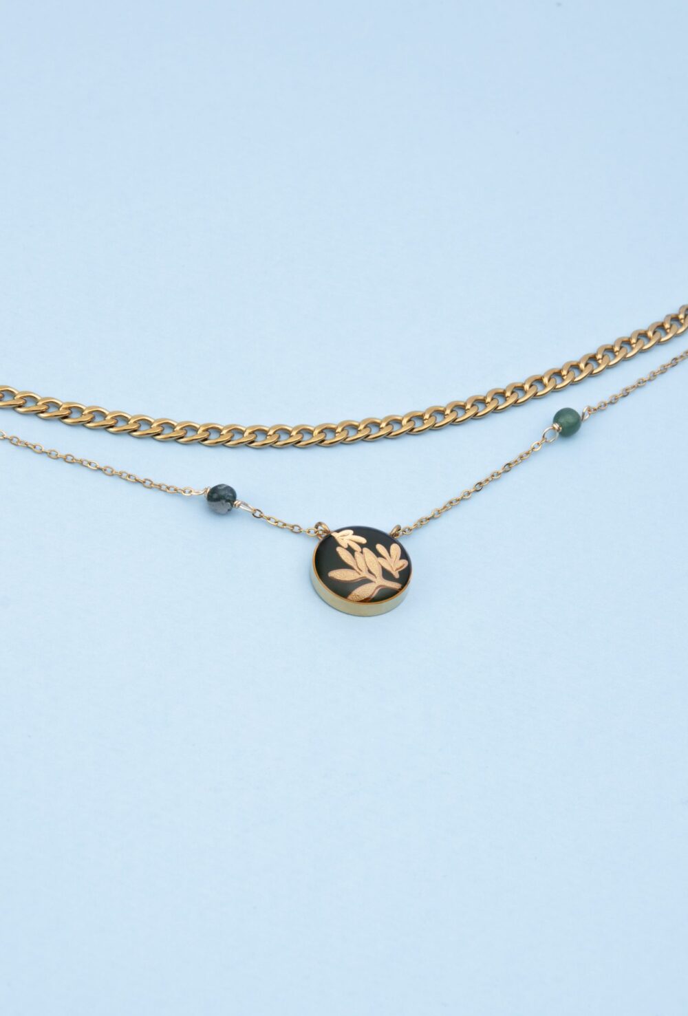 پابند زنانه پونه با ورق طلا سری لاوین - 4