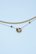 پابند زنانه پونه با ورق طلا سری لاوین - 4