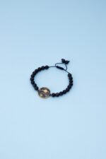 دستبند زنانه کهکشان با ورق طلا و سنگ سری مانی کلاسیک - 4