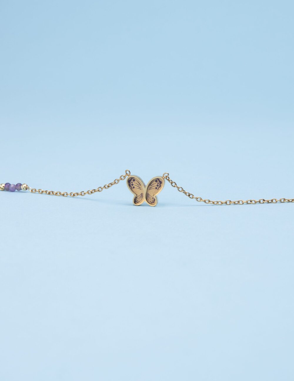 گردنبند الینا سری پروانه - 3