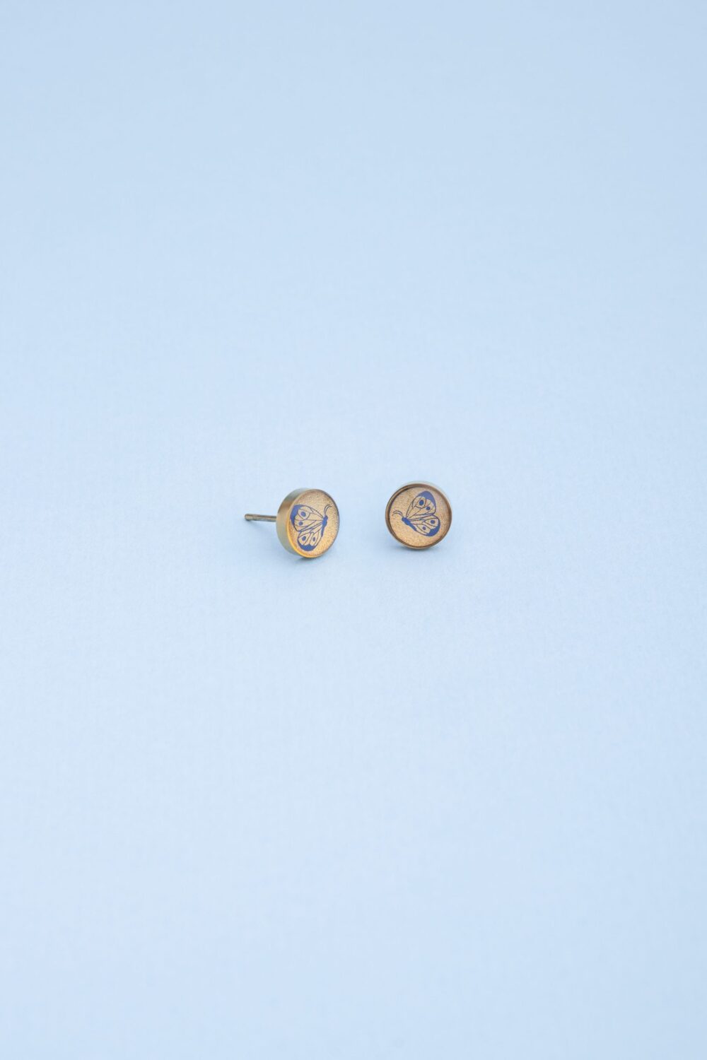 گوشواره زنانه فرانک با ورق طلا سری مانیمو - 4