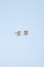 گوشواره زنانه فرانک با ورق طلا سری مانیمو - 4