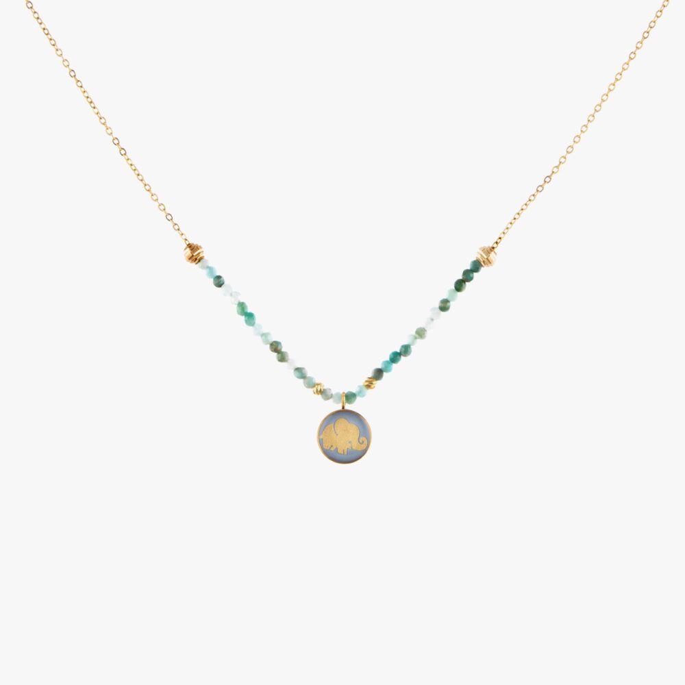 10017197-G گردنبند فیل سری آوا - 1