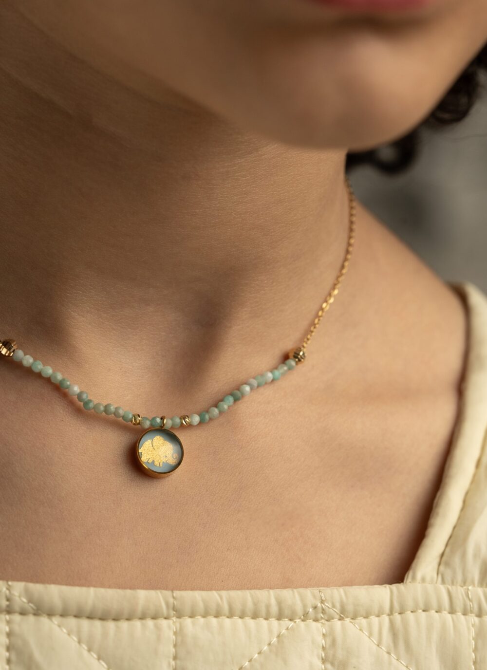 گردنبند فیل سری آوا - 2