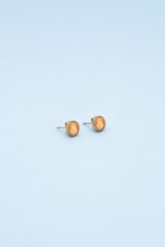 گوشواره بچه گانه زنبور با ورق طلا سری آوا - 5