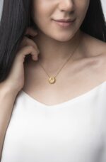 گردنبند بچه گانه سودا با ورق طلا و زنجیر سری پرهون - 2