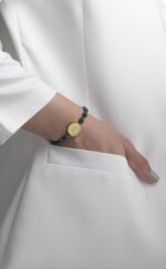 دستبند زنانه رنگین کمان با ورق طلا و سنگ سری مانی کلاسیک - 2