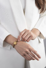 دستبند زنانه مهر V2 با ورق طلا و سنگ سری صنم - 2