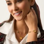 گردنبند ورق طلا زنانه مروا سری دینا