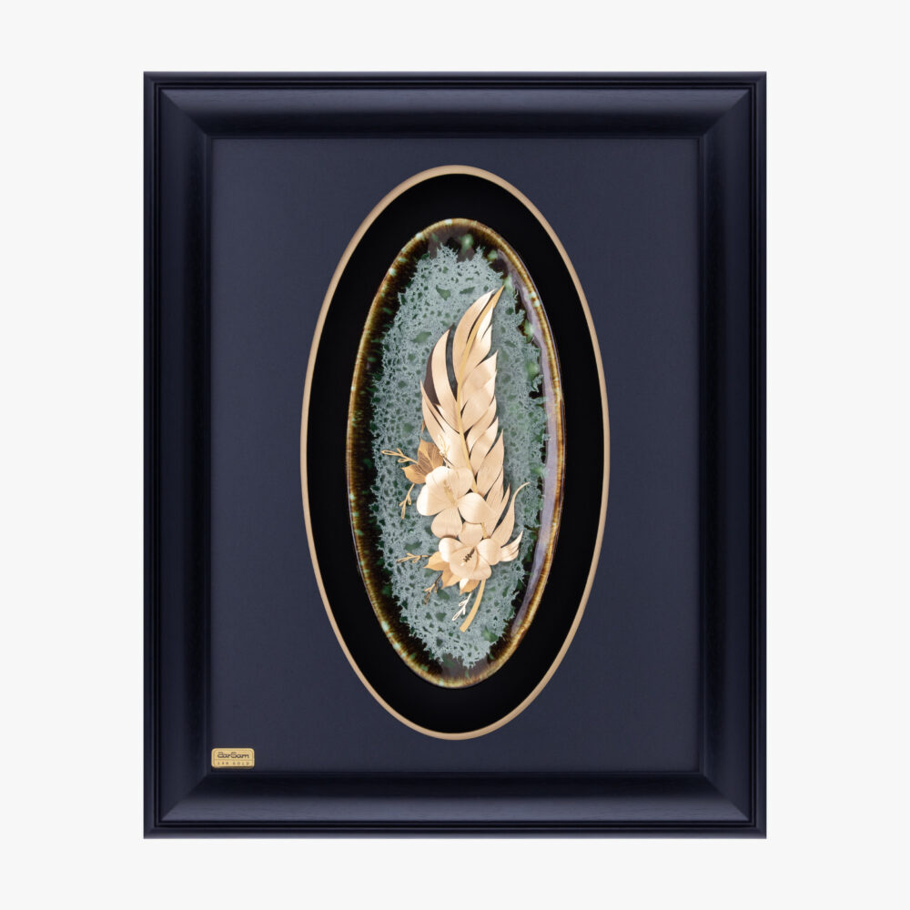 تابلو طلا طبیعت گلپر