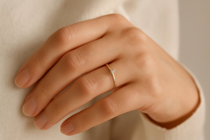 آیا انگشتر طلا ظریف برای حلقه نامزدی مناسب است؟