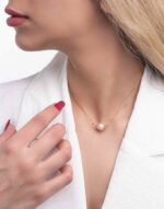 گردنبند مروارید زنانه تیسا سری زروار