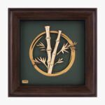 تابلو طلا طبیعت بامبو