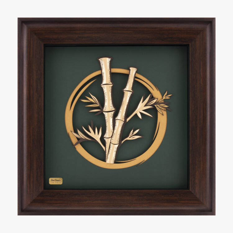 تابلو طلا طبیعت بامبو