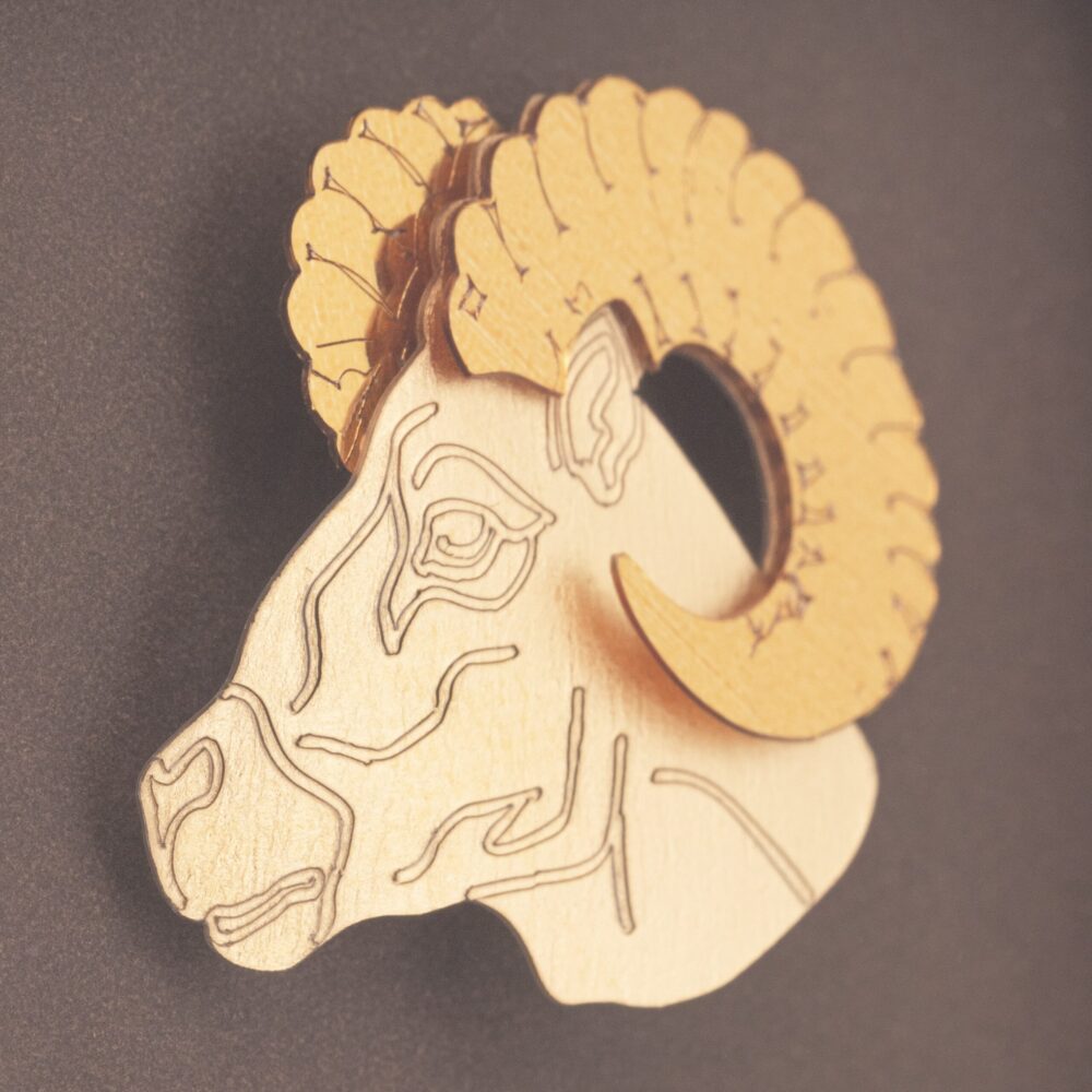 تابلو طلا ماه تولد فروردین سری ماهان