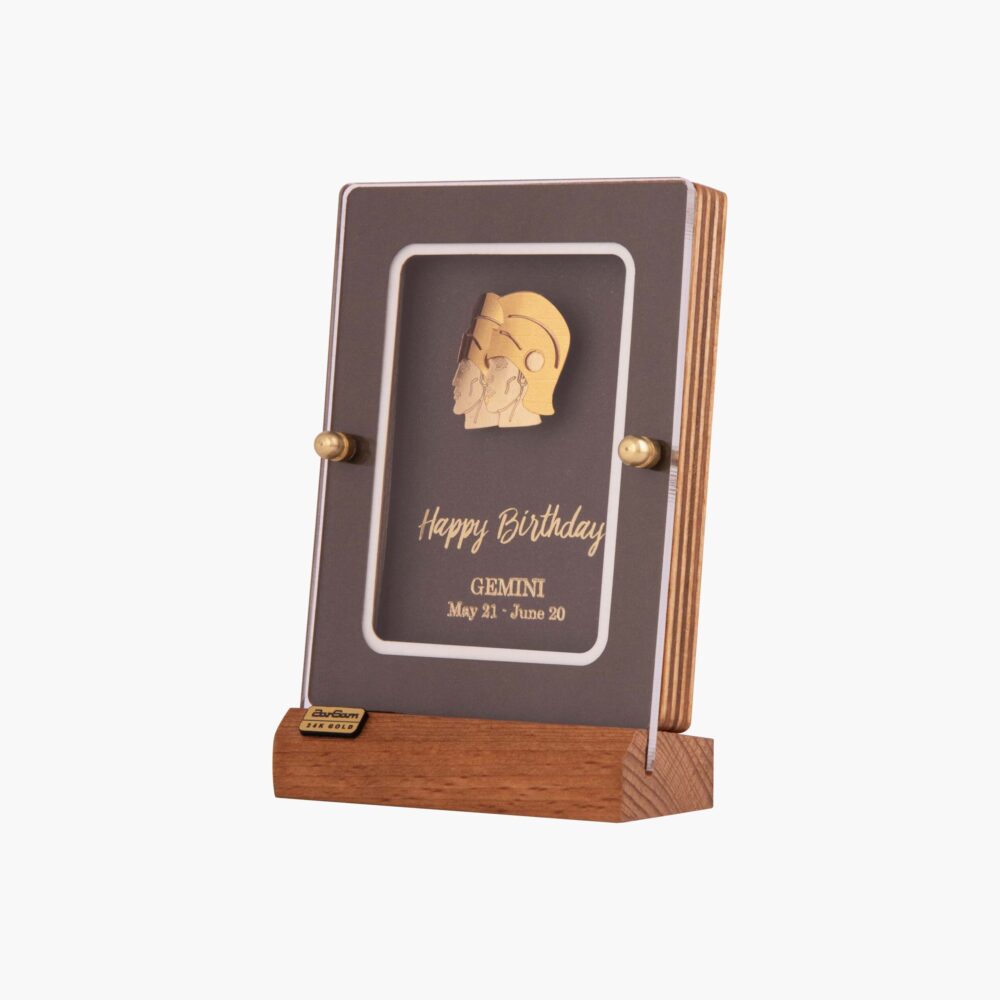 تابلو طلا ماه تولد خرداد سری ماهان